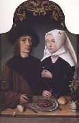 Master of Frankfurt, Portrait of the Artist and his Wift